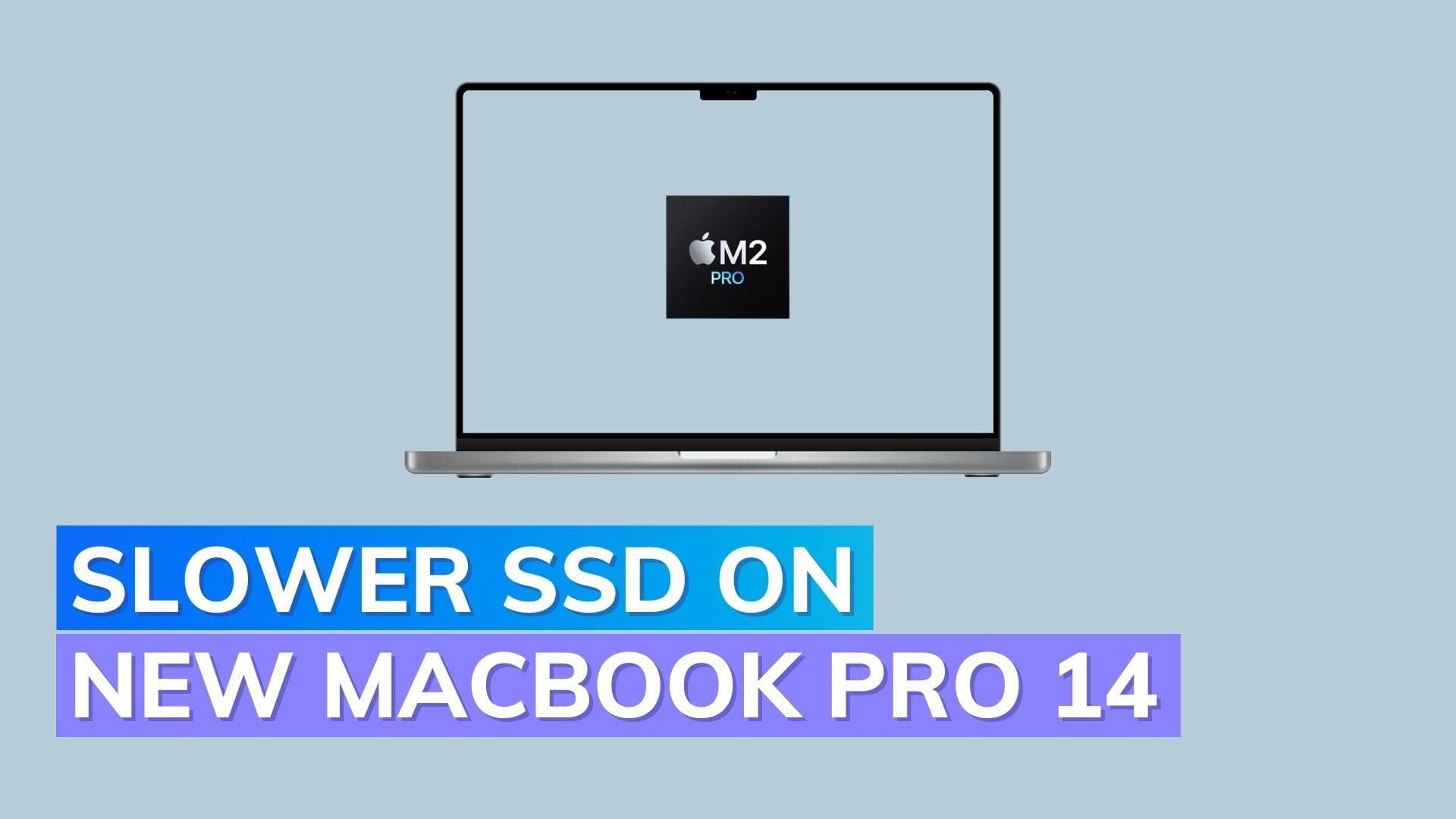 Report: 2023 MacBook Pro 14 has an SSD downgrade