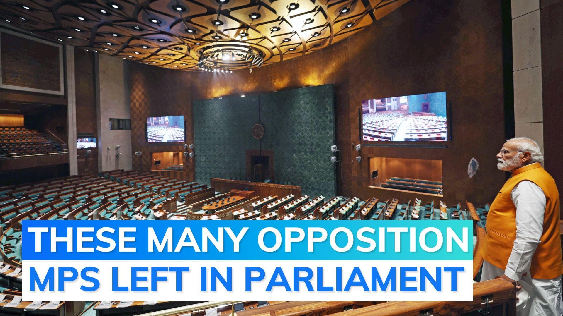 49 more MPs suspended, how many opposition MPs are left in Parliament?