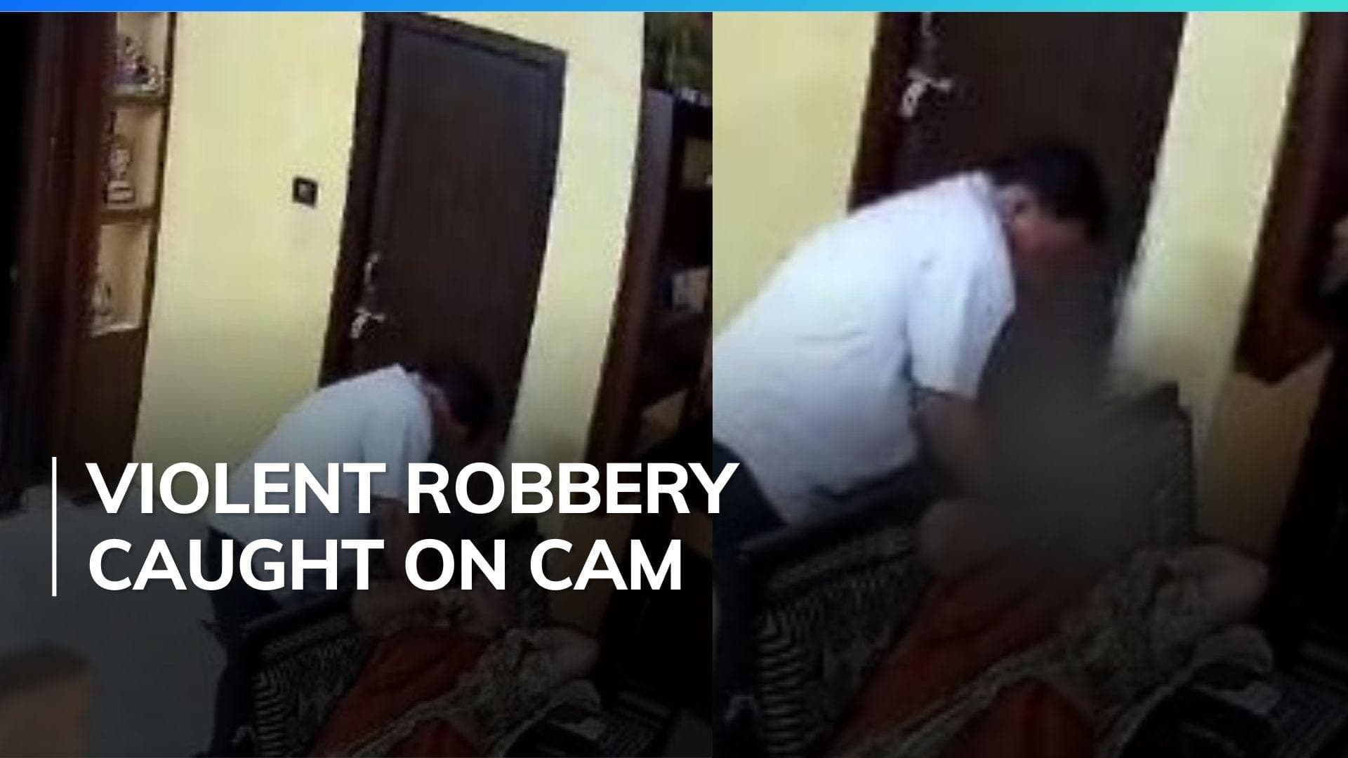 Thief tries to strangle woman with towel, flees with gold chain; shocking visual emerges