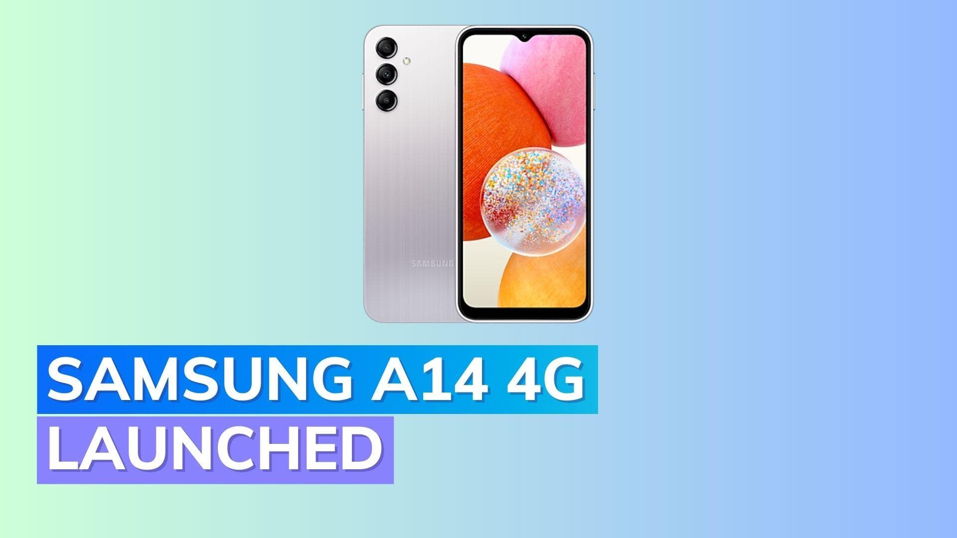 Samsung Galaxy A14 4G launched in India
