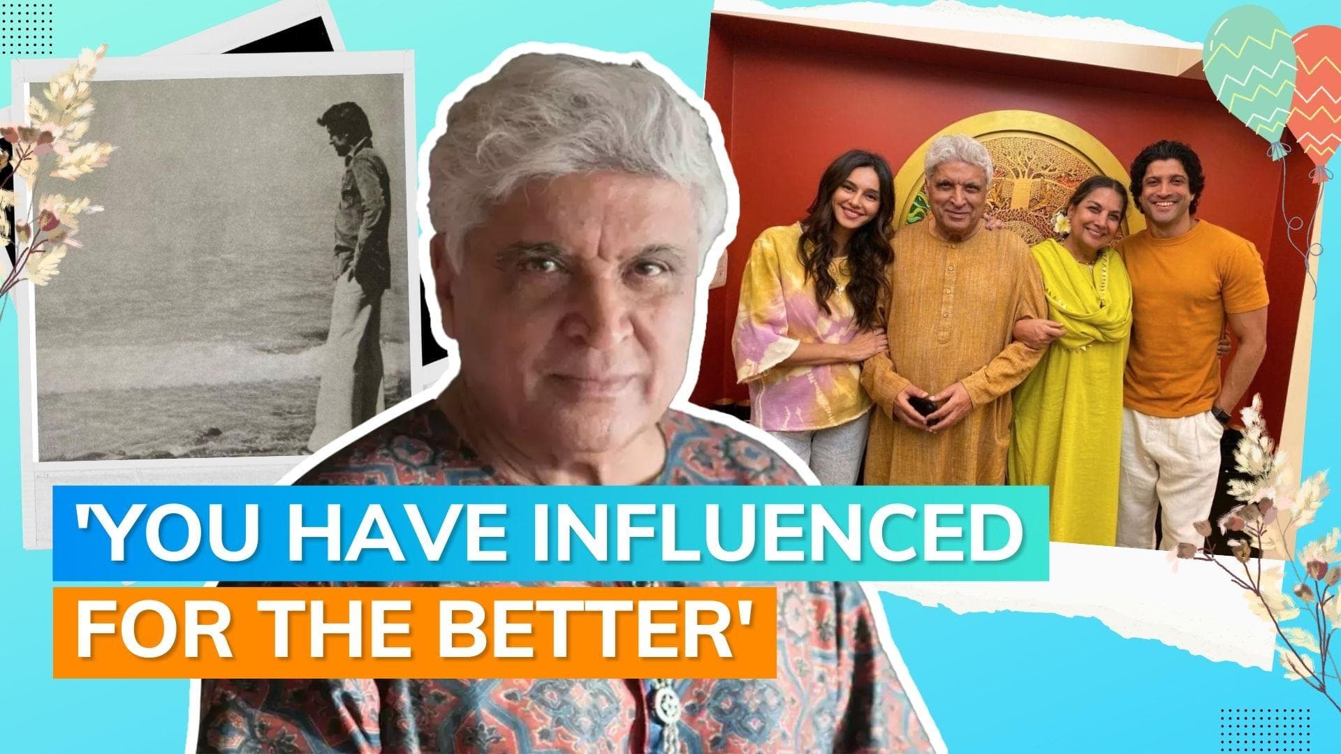 Farhan Akhtar, Zoya Akhtar wish father Javed Akhtar with adorable birthday posts 