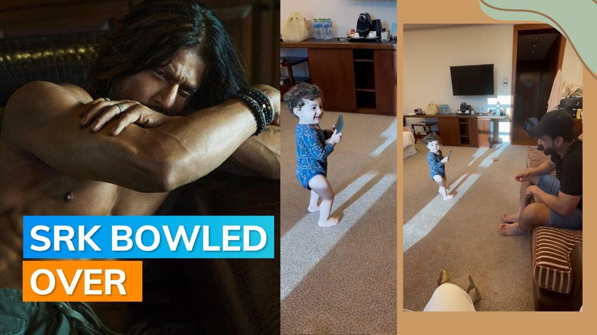 Shah Rukh Khan reacts to Irfan Pathan's son's dance video, calls him ‘chhota pathaan’