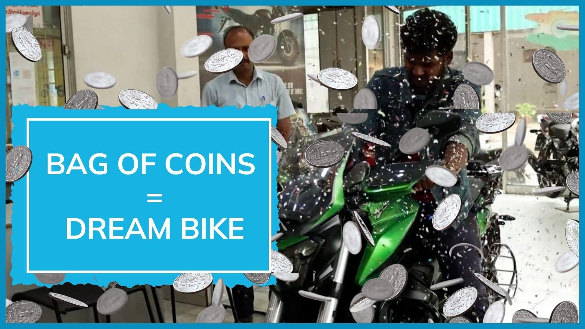Chillar purchase: Tamil Nadu man pays ₹2.6 lakh in coins for dream bike | Know how many coins he had?