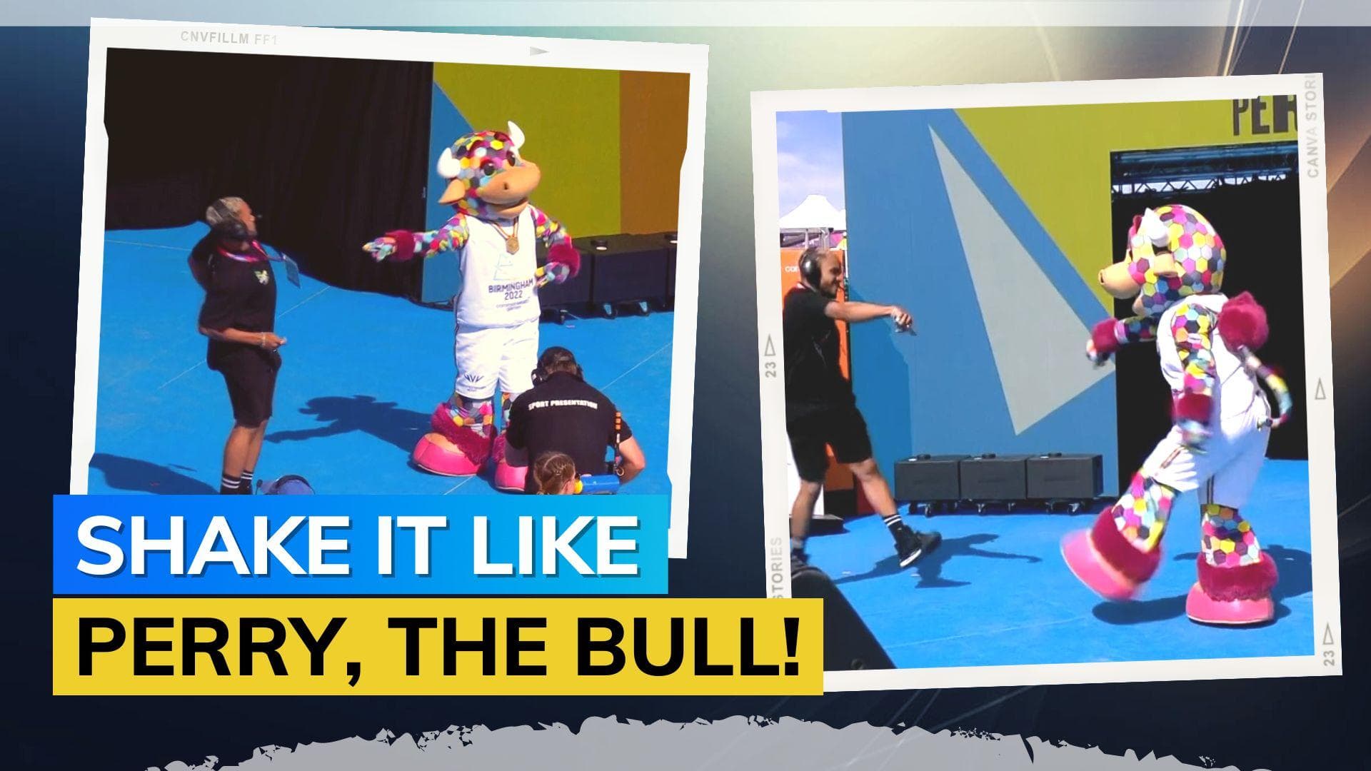 Watch! Commonwealth Games 2022 mascot's dance off with sound engineer