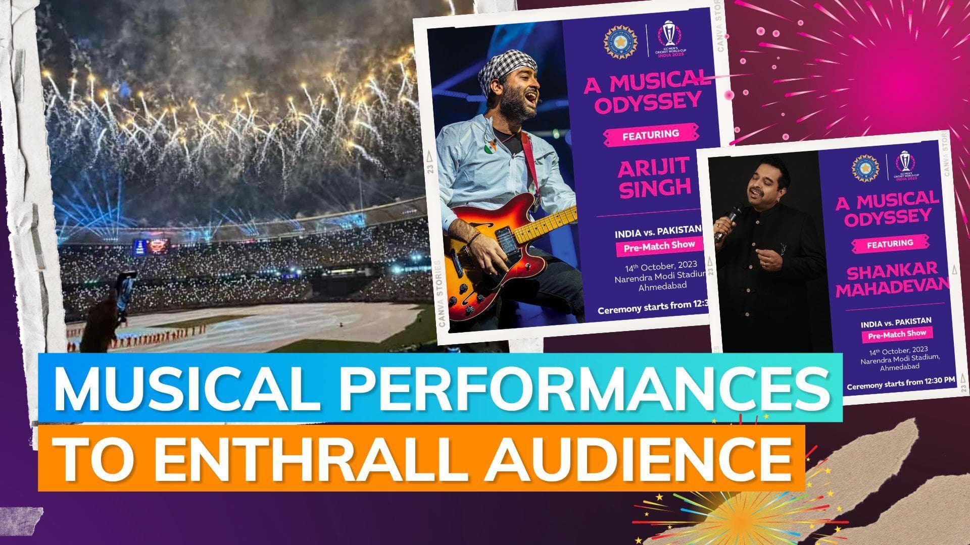 ICC World Cup 2023: Arijit Singh and many others will perform before India-Pakistan match in Ahmedabad