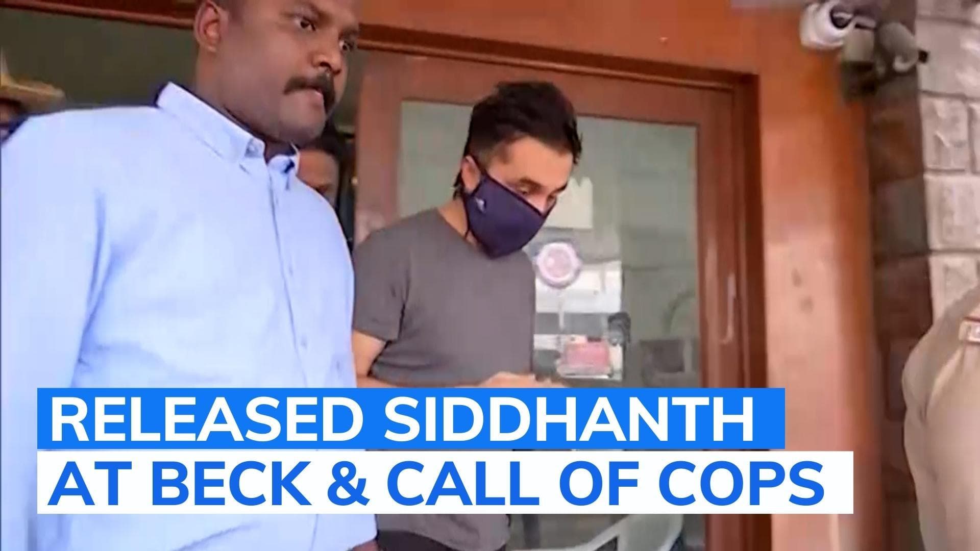 Held for drug use, actor Siddhanth Kapoor released on bail