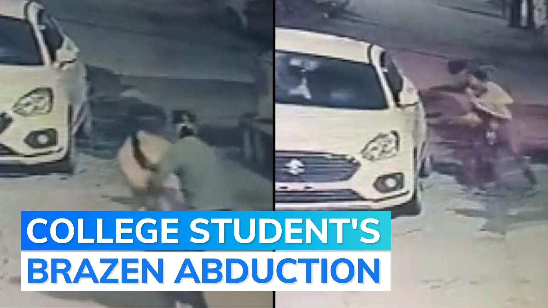 On camera: 'kidnapping' in Telangana; college student forced into car while going to temple with father