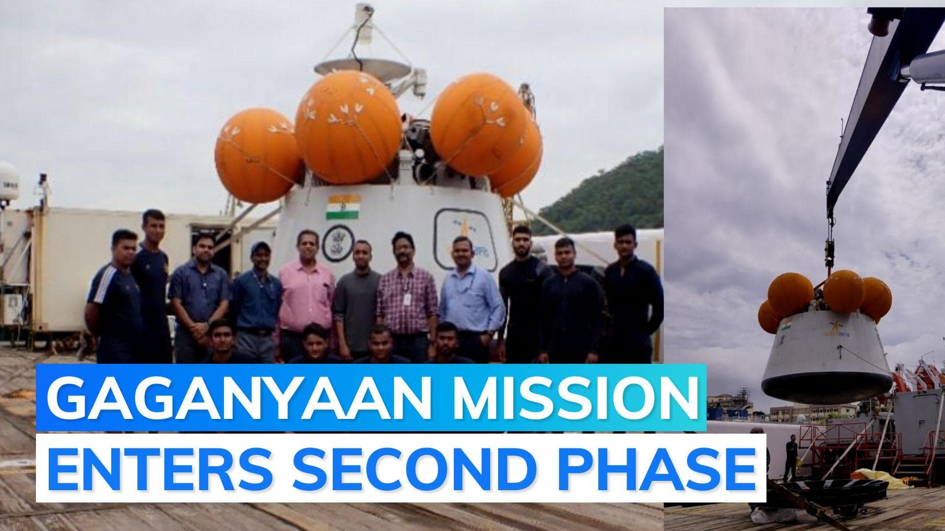 Gaganyaan mission: ISRO, Navy conduct harbour recovery trials after Chandrayaan-3 launch