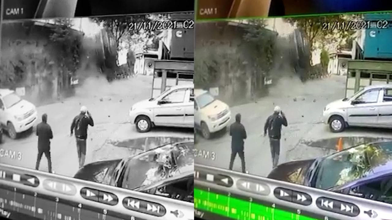 On camera: Driver tries to save monkey, car falls off elevated road in Shimla