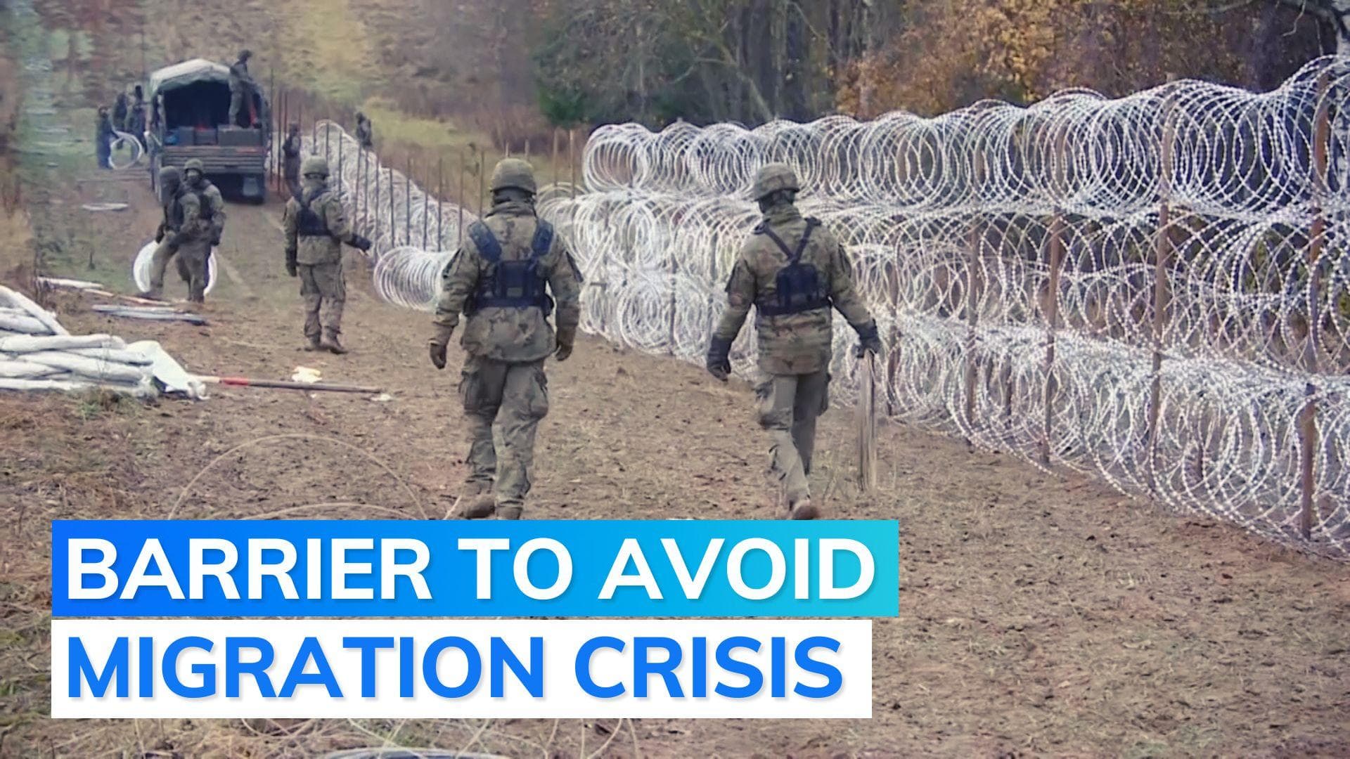 Poland putting up razor wires along the border with Russia's Kaliningrad. Here's why