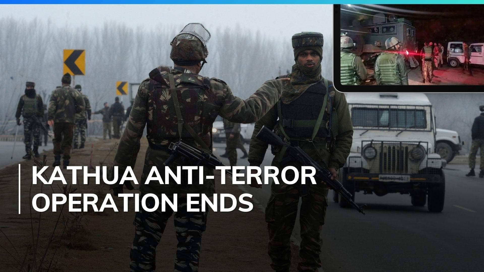 Kathua attack: 2 terrorists gunned down in overnight encounter, 1 CRPF soldier also killed