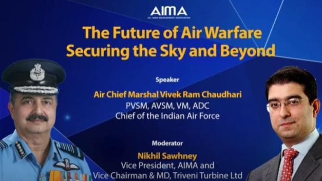AIMA Conclave 2022: Air Chief Marshal Vivek Ram Chaudhari on the future of air warfare