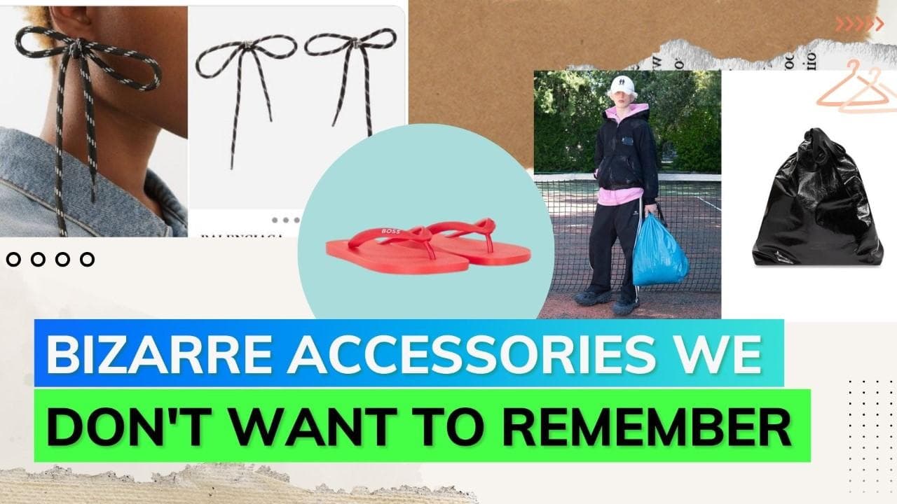 Year Ender 2022: From shoelace earrings to bathroom chappal, bizarre things that made it to fashion