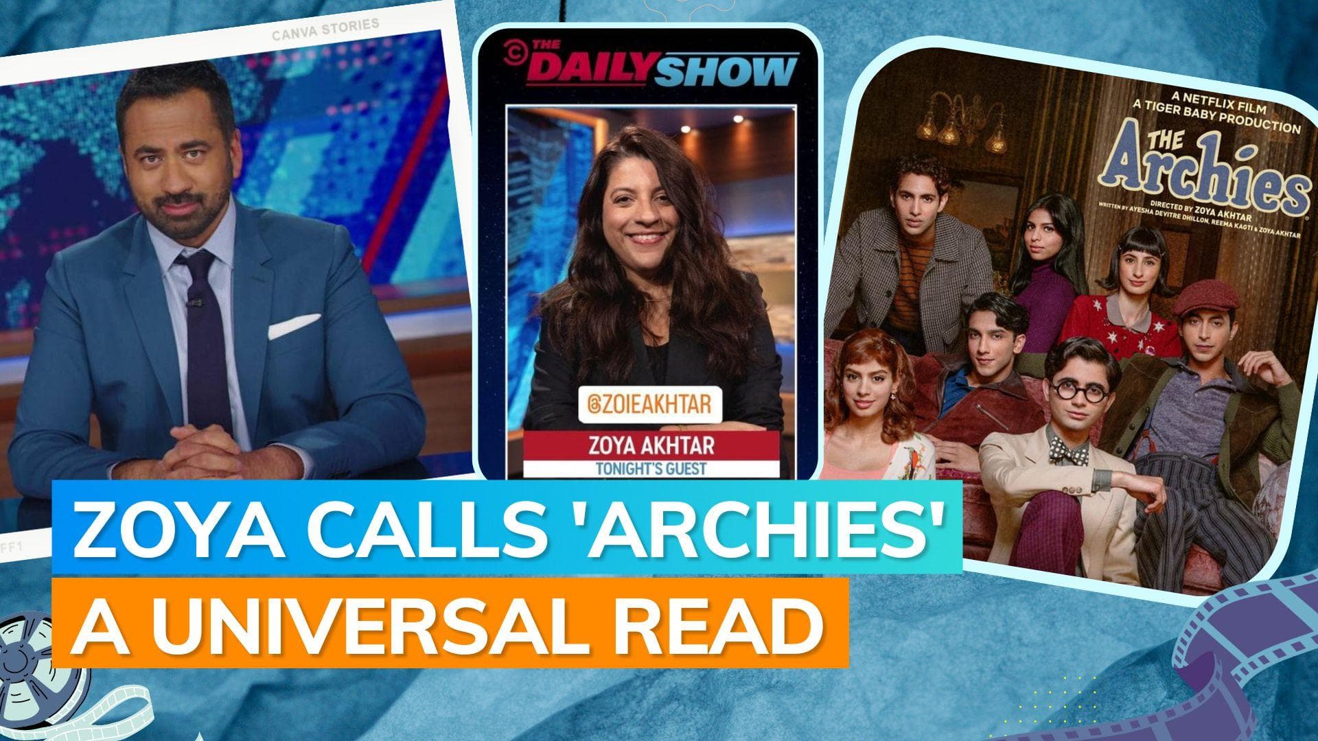 Zoya Akhtar promotes 'The Archies' on 'The Daily Show' with Kal Penn: 'It was our portal to the US'