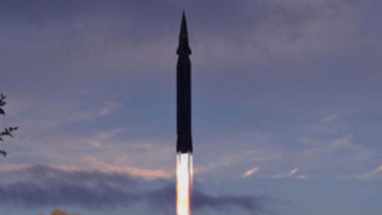 North Korea says it fired new 'hypersonic missile'
