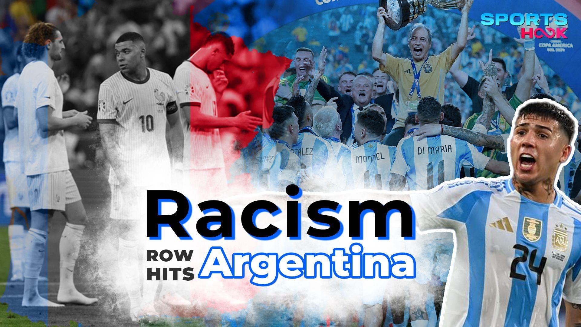 Enzo Fernandez and Argentina embroiled in racism row after Copa America victory