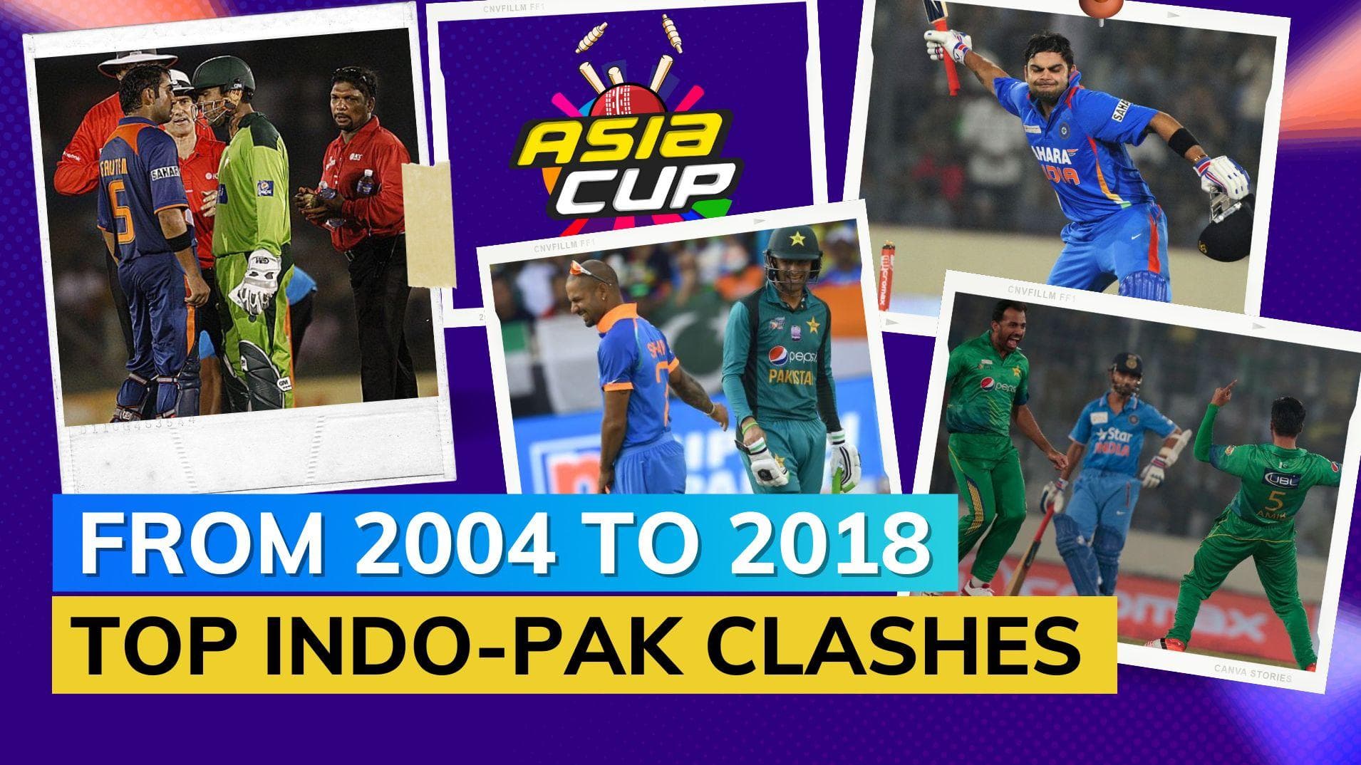 Asia Cup 2022: Top 5 India vs Pakistan clashes