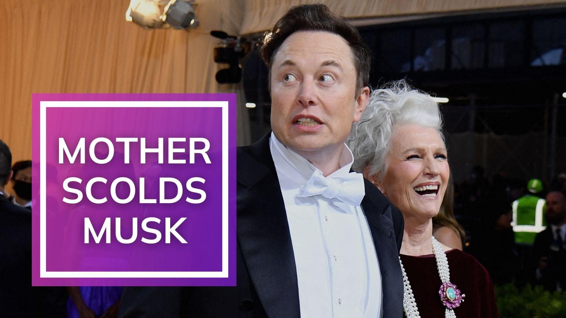 Elon Musk scolded by his mother on Twitter!