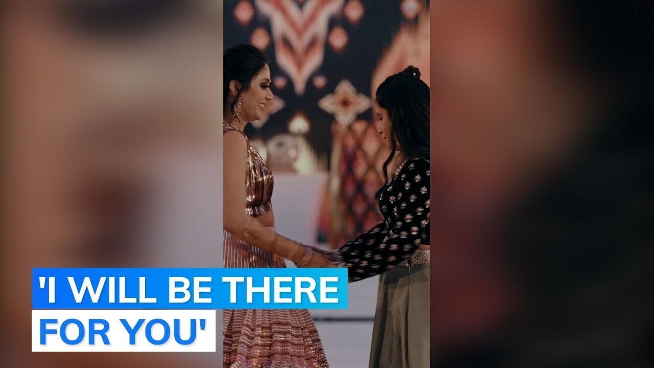 Watch: bride's performance with visually-impaired sister will melt your heart