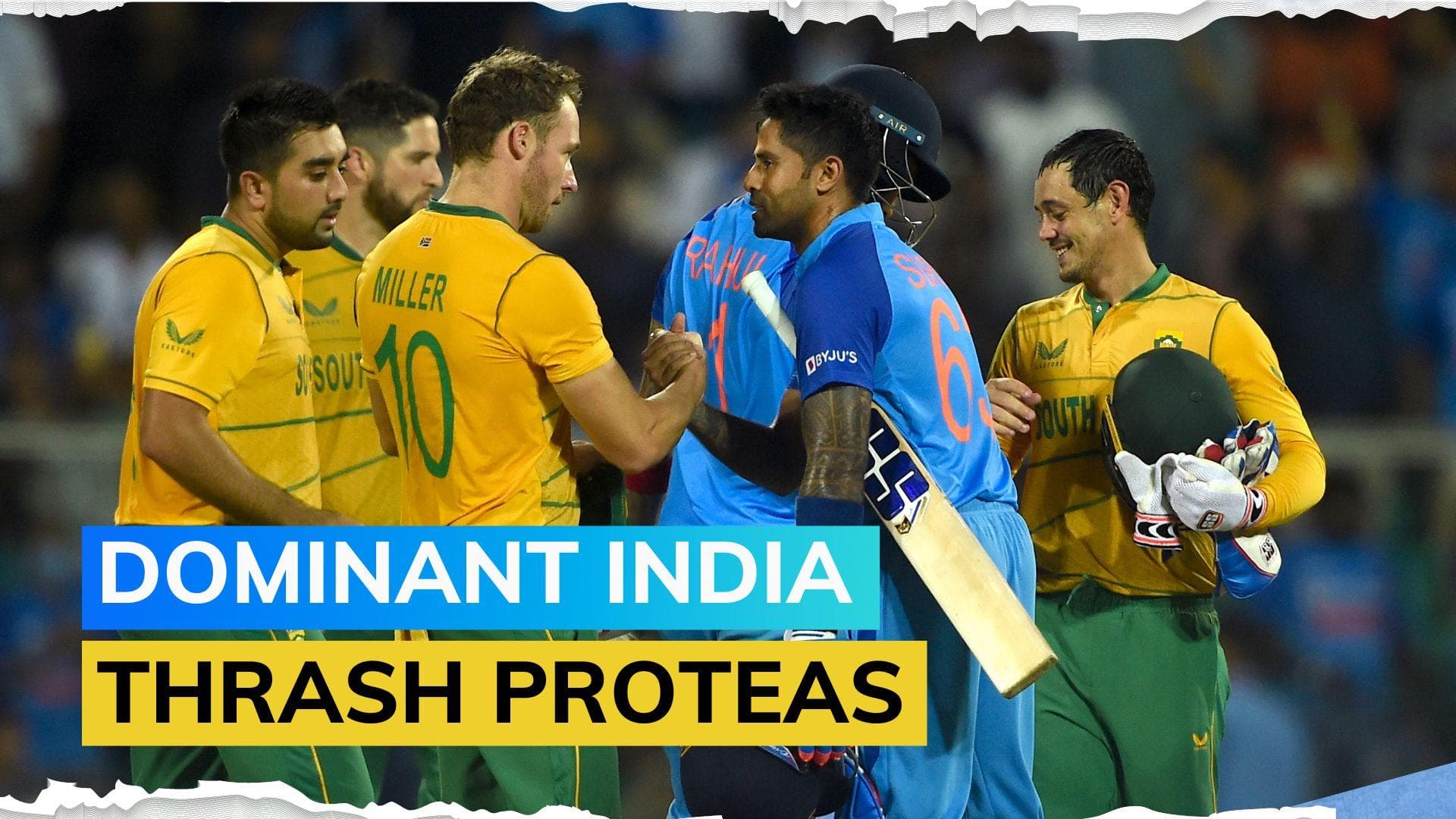 IND vs SA: Pacers shine; Surya & Rahul slam fifties as India go 1-0 up