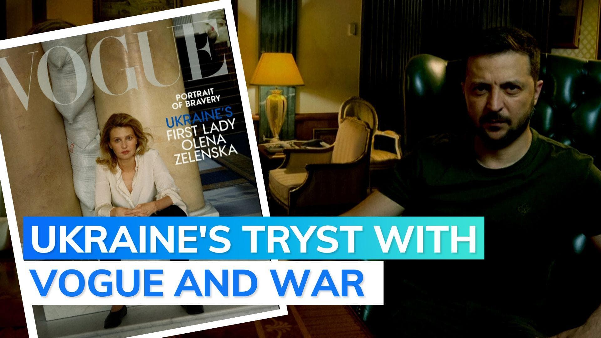 'Either shoot enemy or get shot by Vogue,' Tweeple react on Zelenskyy's photoshoot