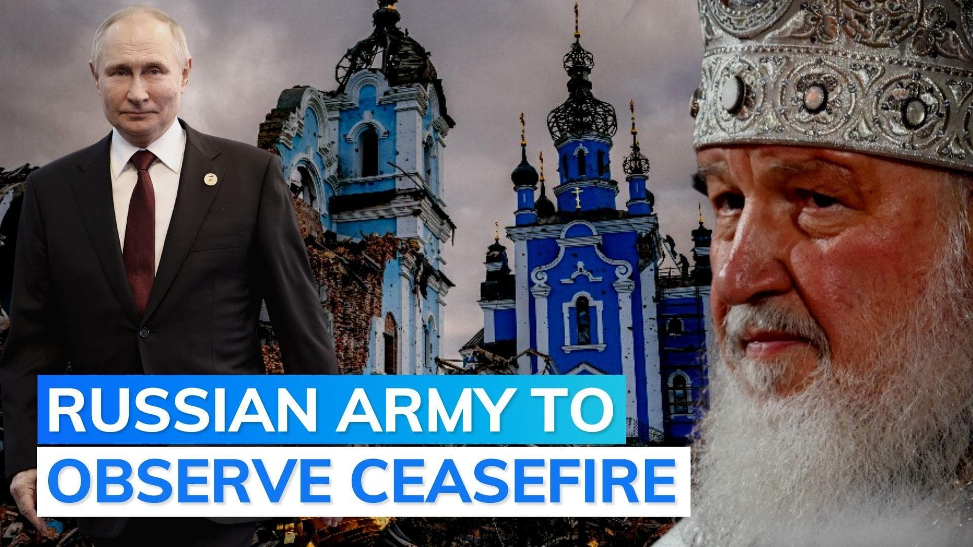 Putin orders 36-hour ceasefire in Ukraine for orthodox christmas