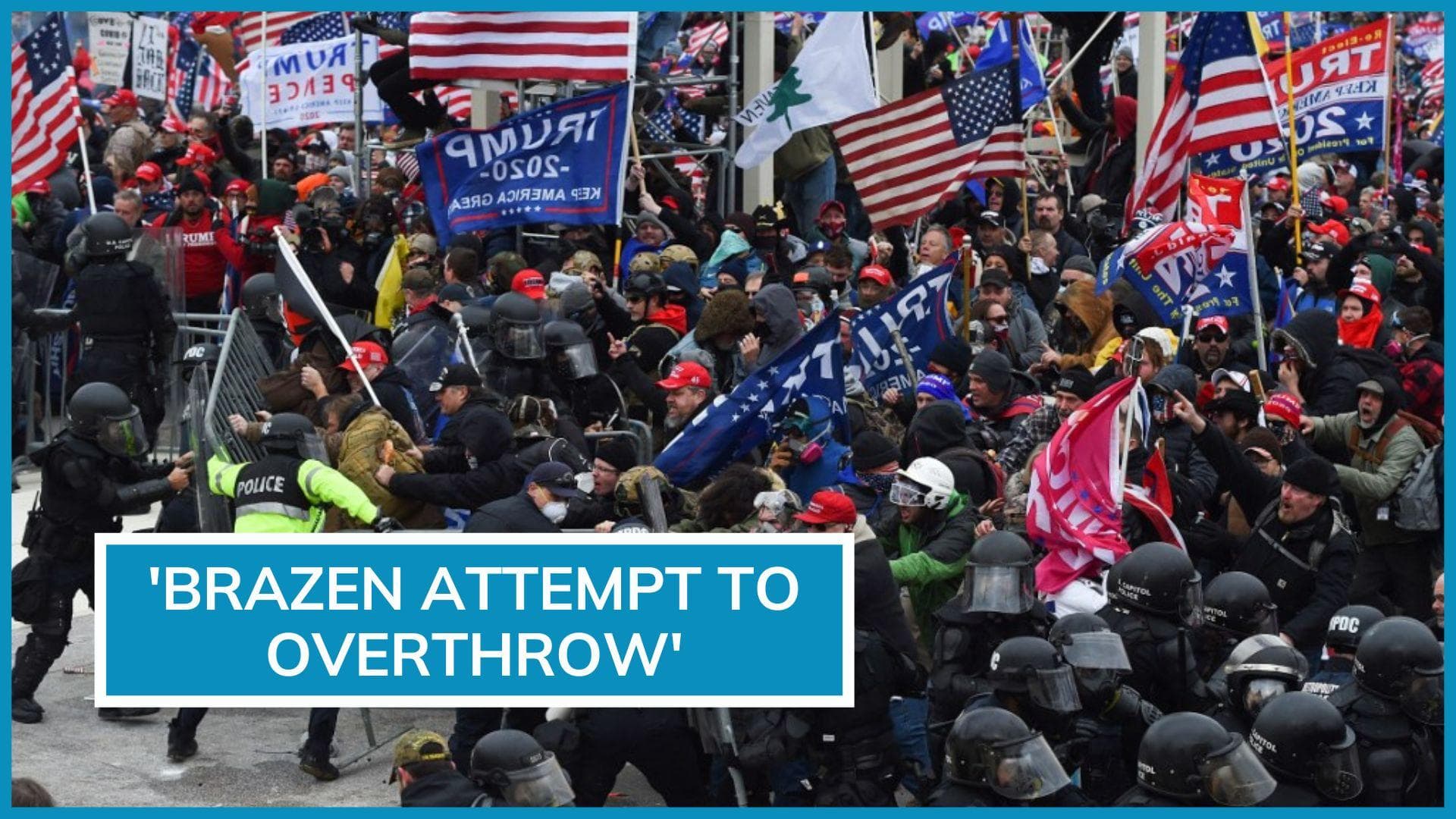 US House calls Capitol Hill riots 'attempted coup', blames Donald Trump