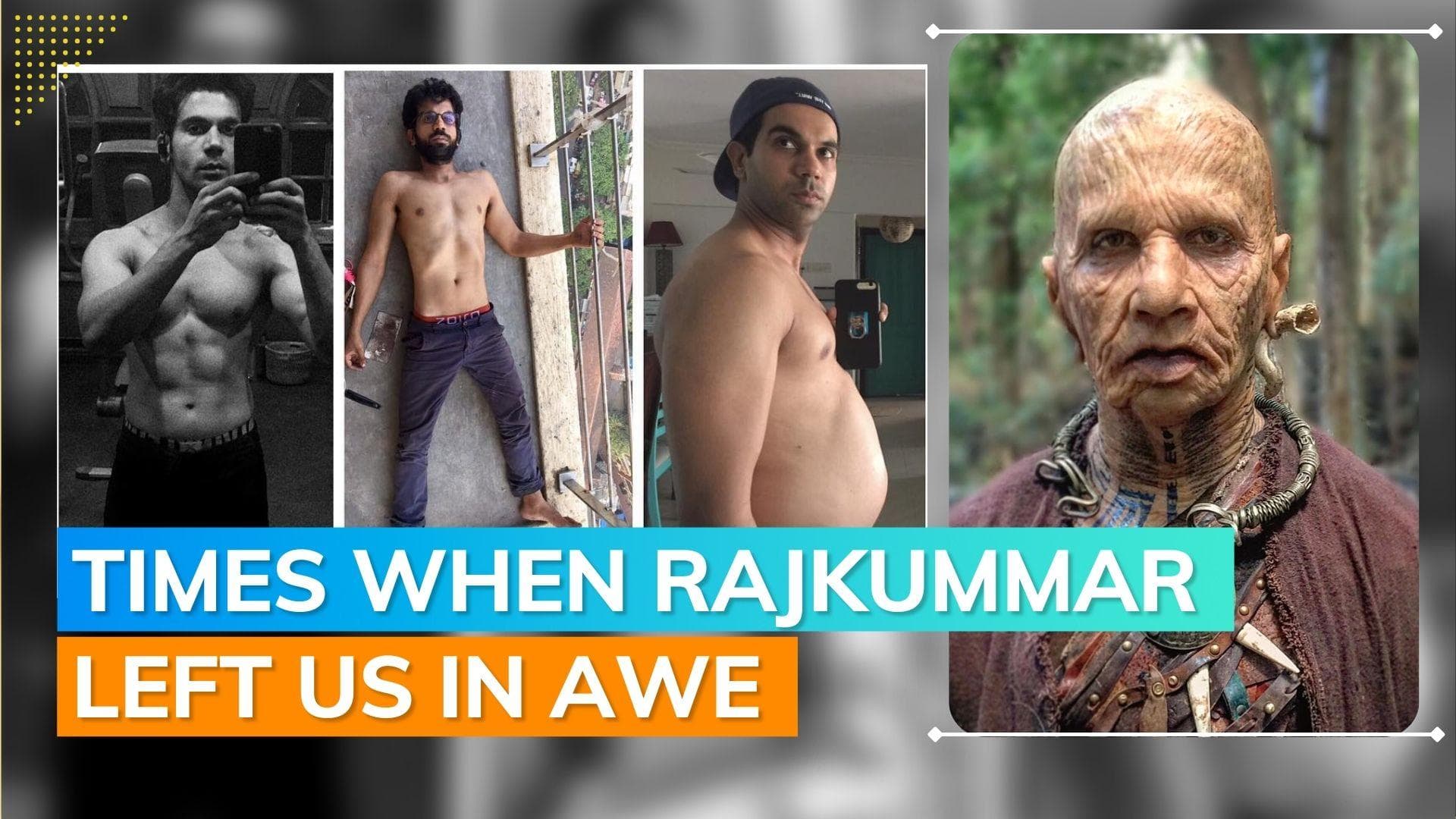 Happy birthday, Rajkummar Rao: Some of the actor’s most astonishing transformations