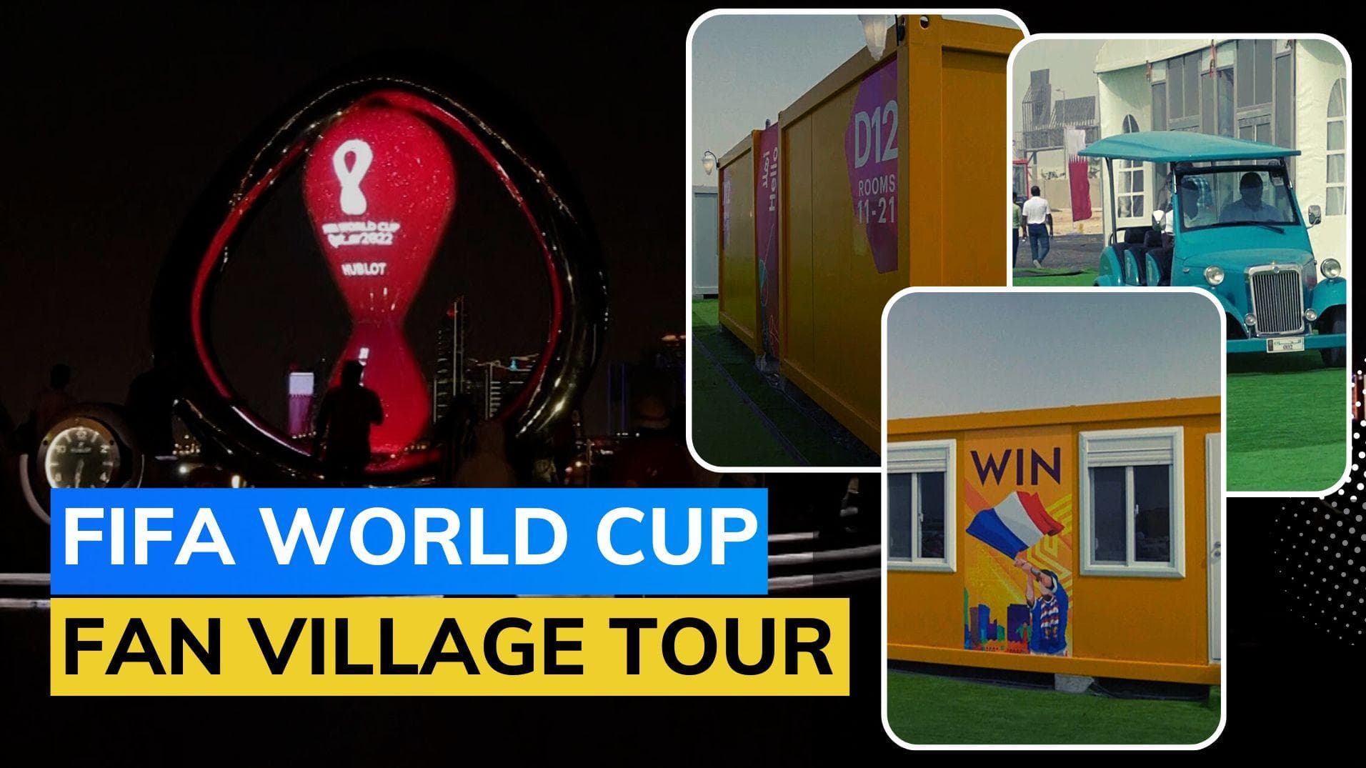 Watch! Qatar unveils 6,000-cabin football World Cup fan village
