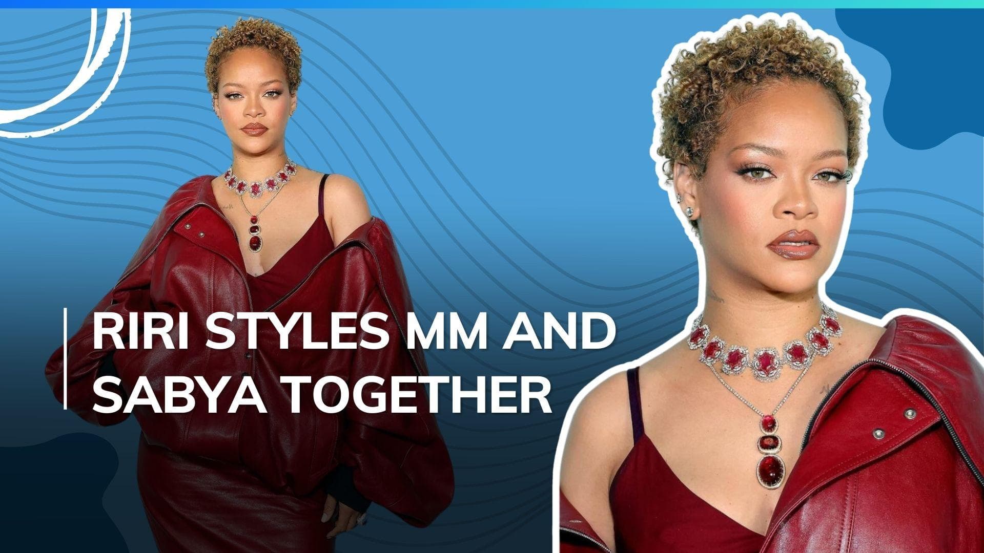 Rihanna stuns in fusion of Manish Malhotra and Sabyasachi at Fenty haircare launch | Watch 