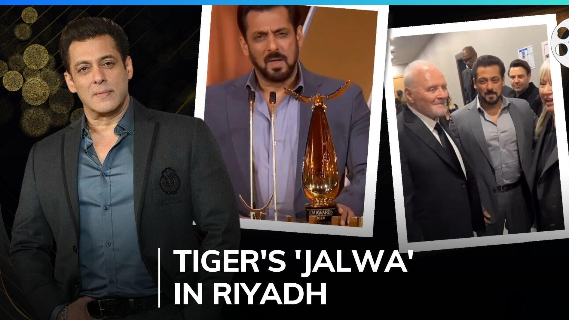 Salman Khan honoured in Saudi, clicked with Anthony Hopkins; Watch glimpses & pictures from Joy Awards