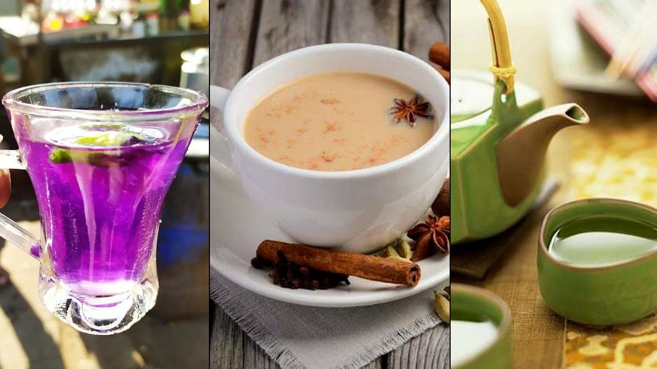 চায় পে চর্চাঃ গোলাপি, সবুজ, বেগুনি-নীল, গলা ভেজানোর জন্য রকমারি চায়ের সাতকাহন