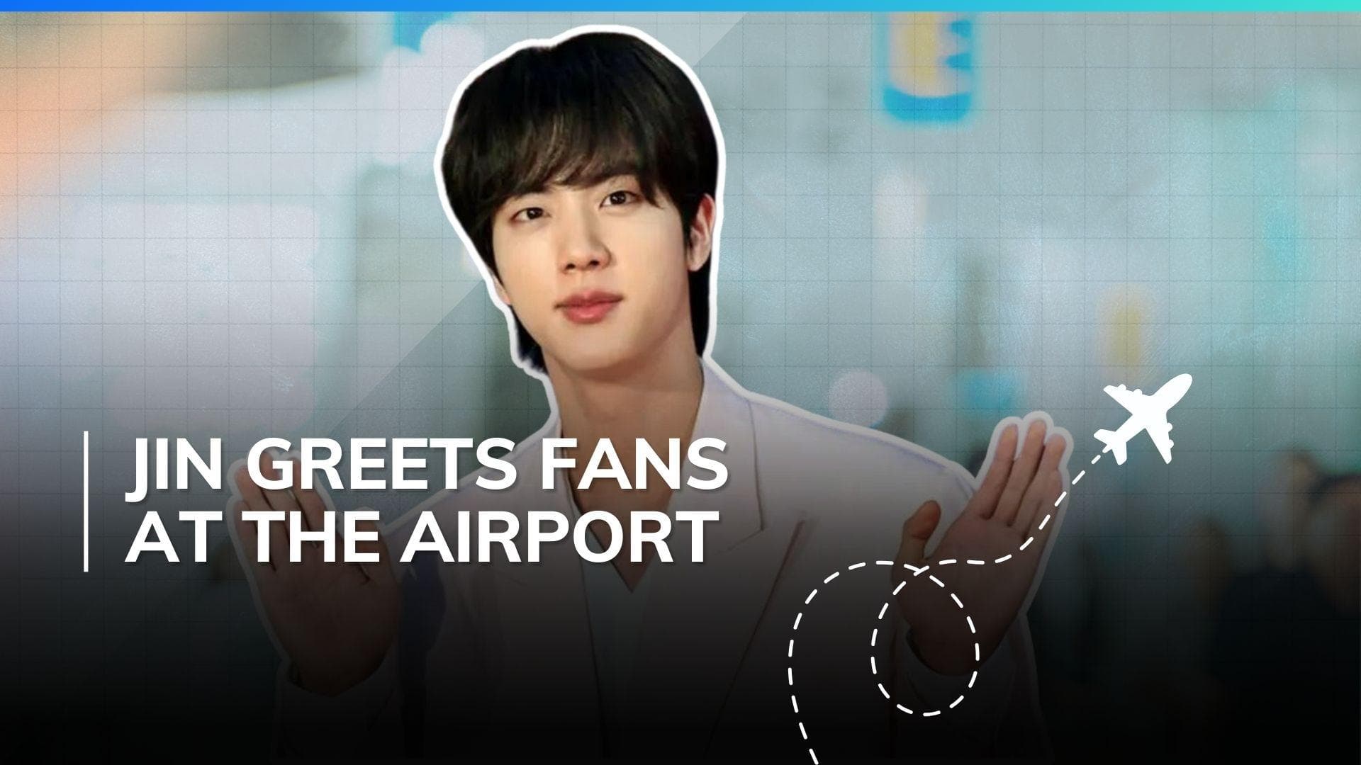BTS’ Jin leaves for France for 2024 Paris Olympics as South Korea's torch bearer, greets ARMYs at airport