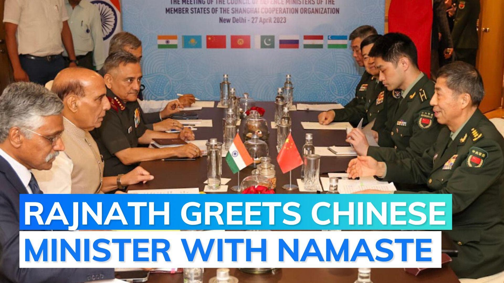 Rajnath Singh meets Chinese defence minister, first since Galwan clash