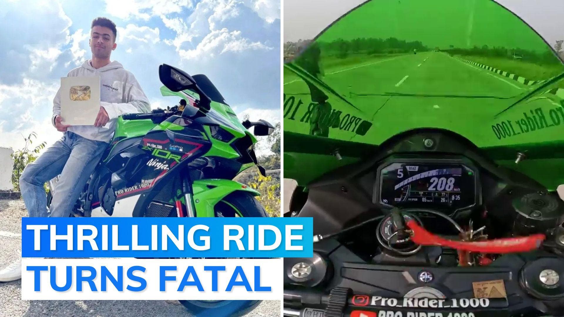 Youtuber dies in road accident while attempting to hit '300 kmph'