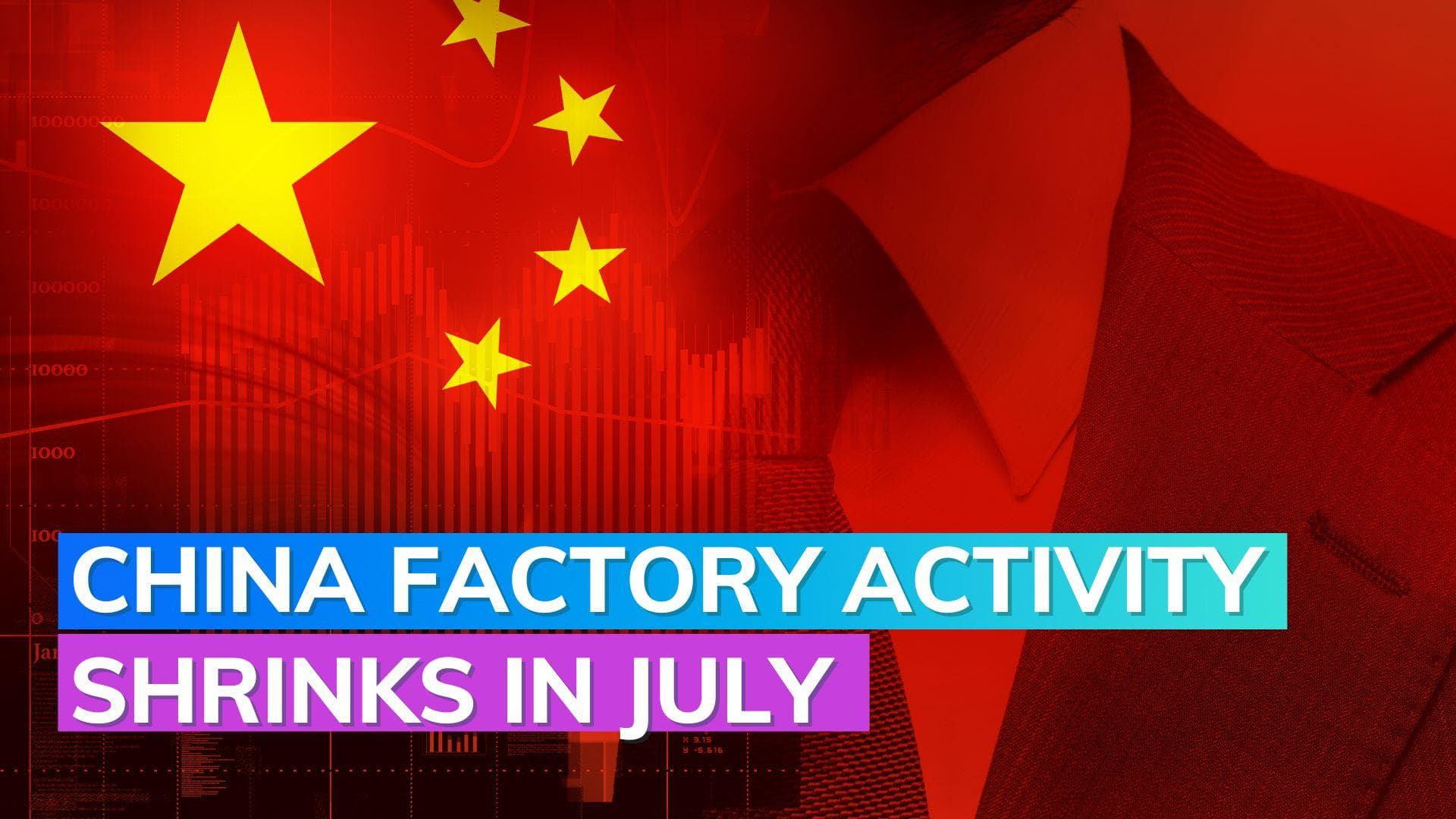 Here's why China factory activity shrinks for fourth straight month