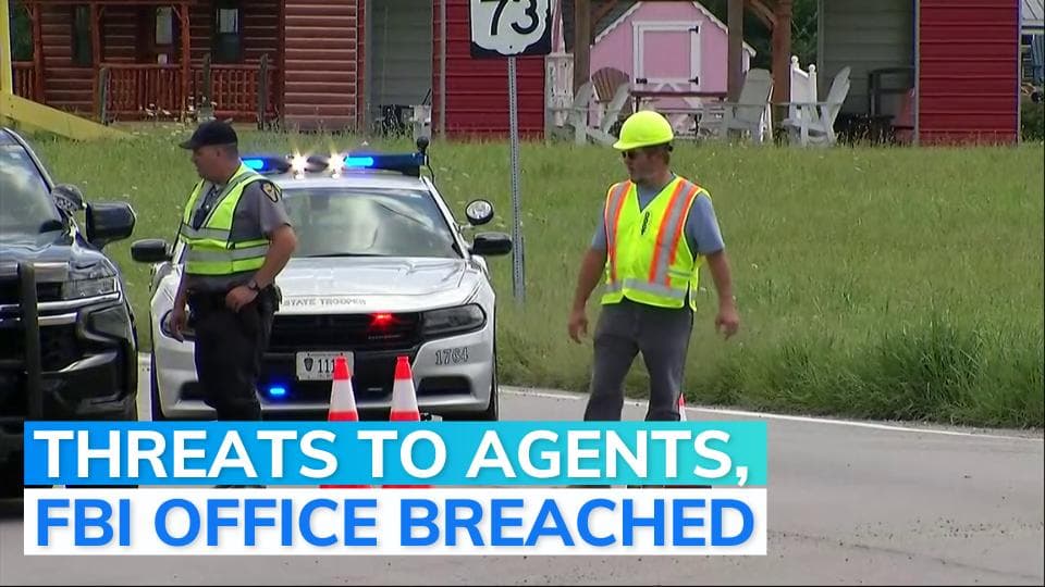 After Trump house raid, armed man tried to enter FBI office; killed