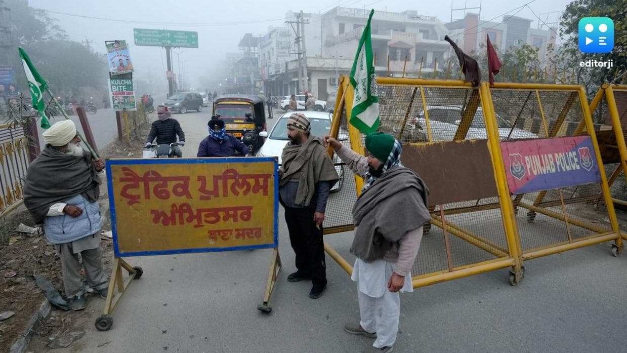 Punjab bandh: Farmers block roads at many places, traffic hit