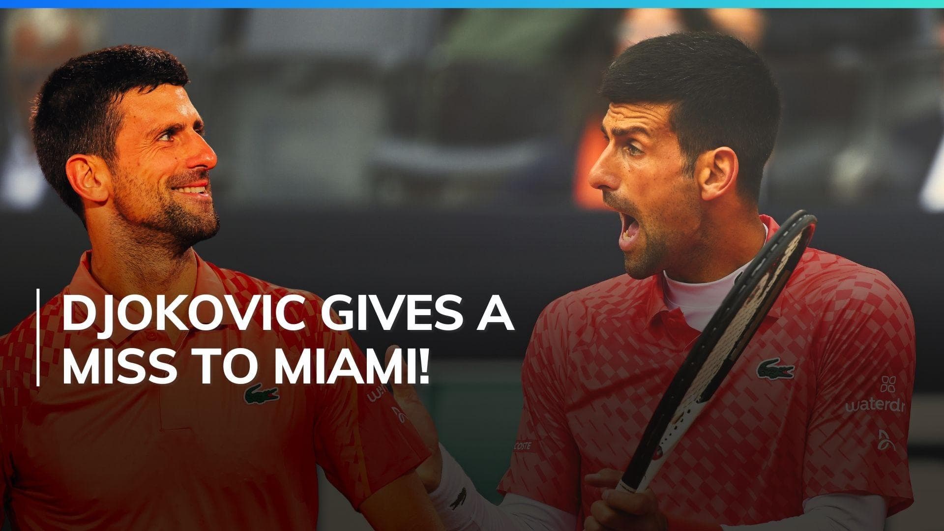 Novak Djokovic withdraws from the Miami Open