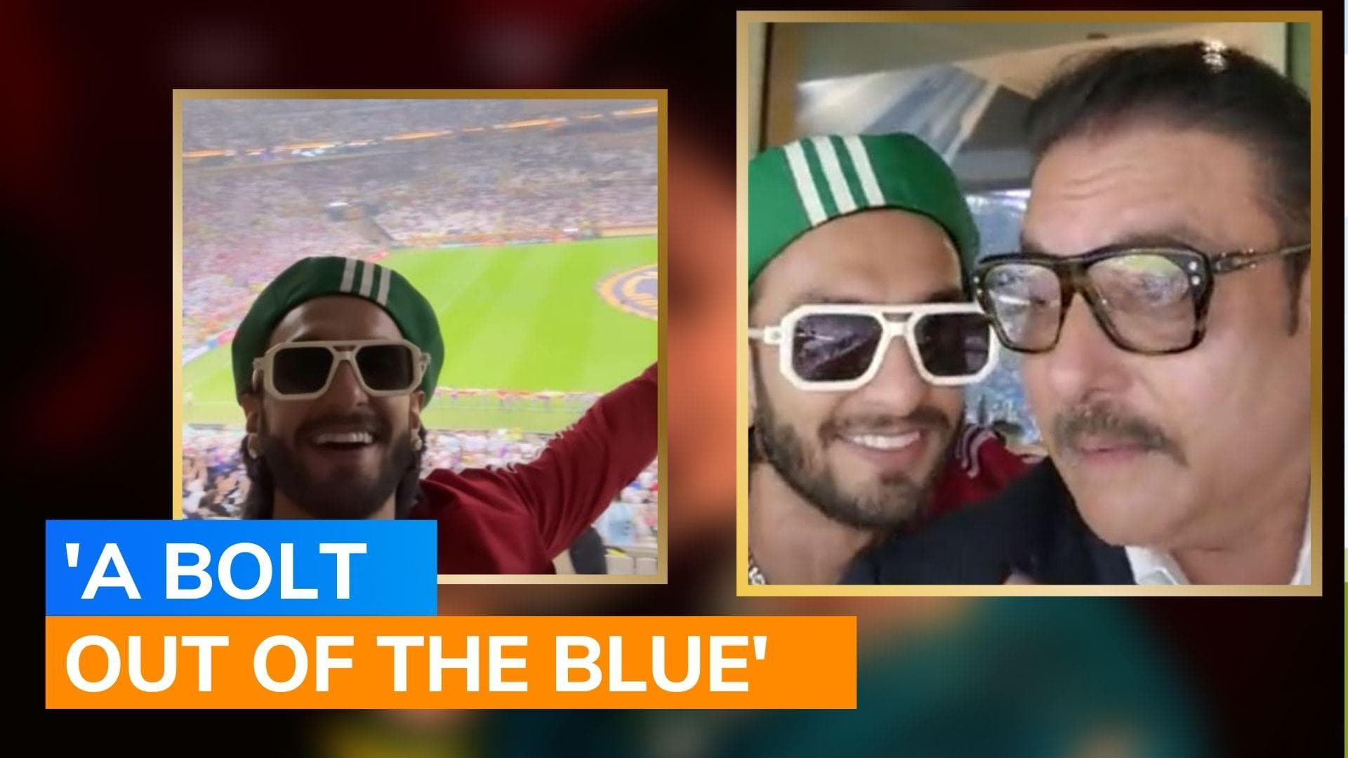 Ravi Shastri shares video, says Ranveer Singh never misses out 'wherever there is something happening'