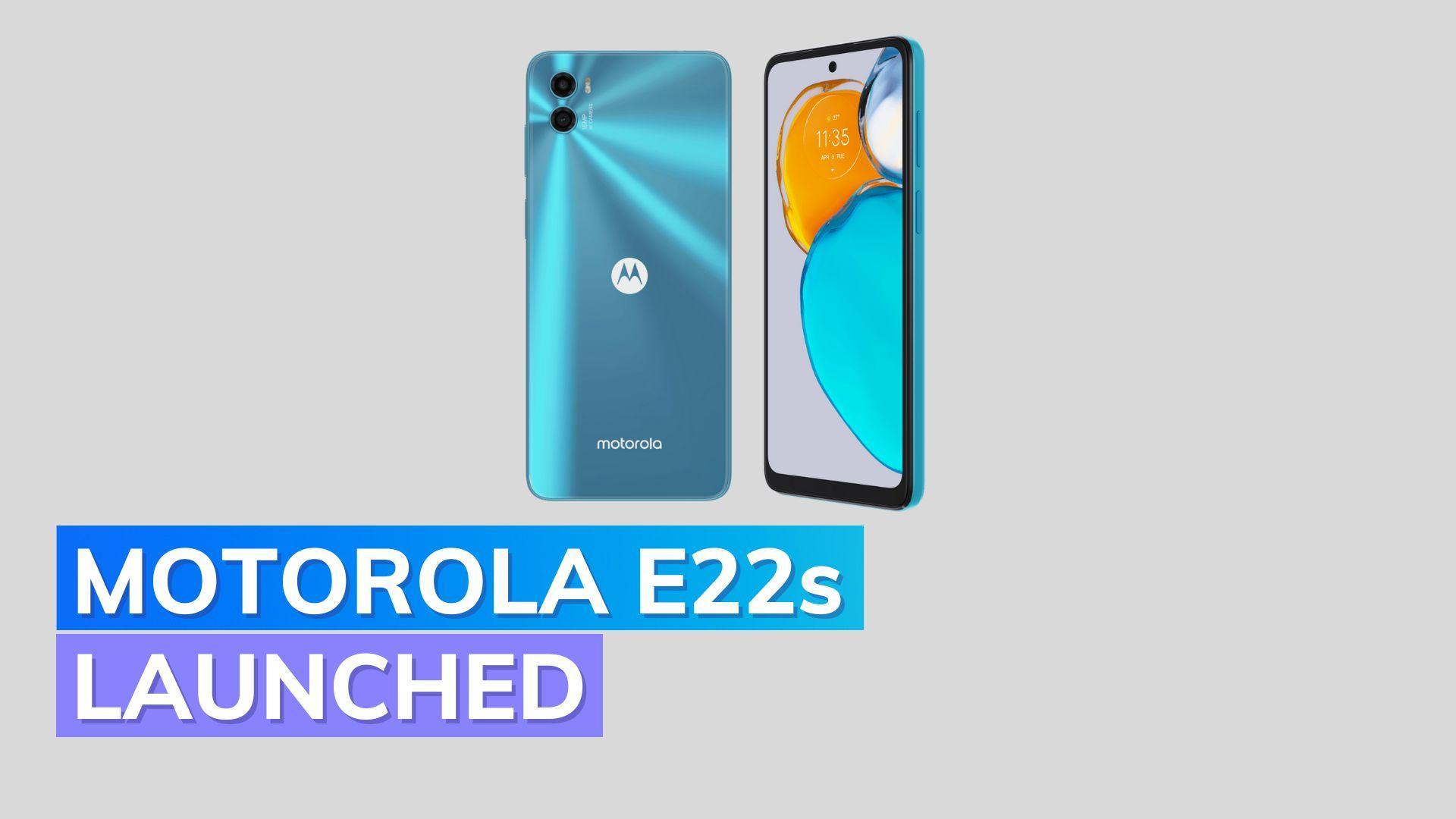 Motorola E22s launched in India