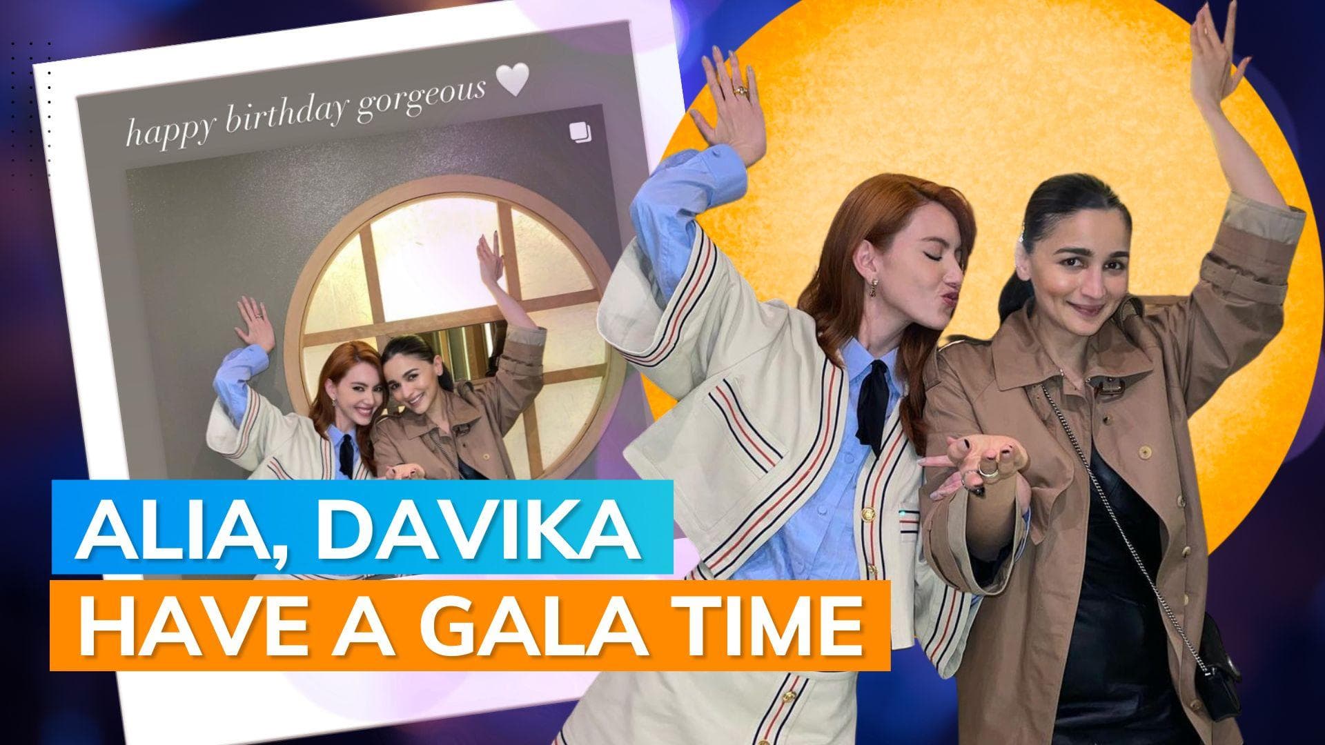 Alia Bhatt and Thai Star Davika Hoorne chill together at Gucci Cruise 2024 welcome bash in Seoul