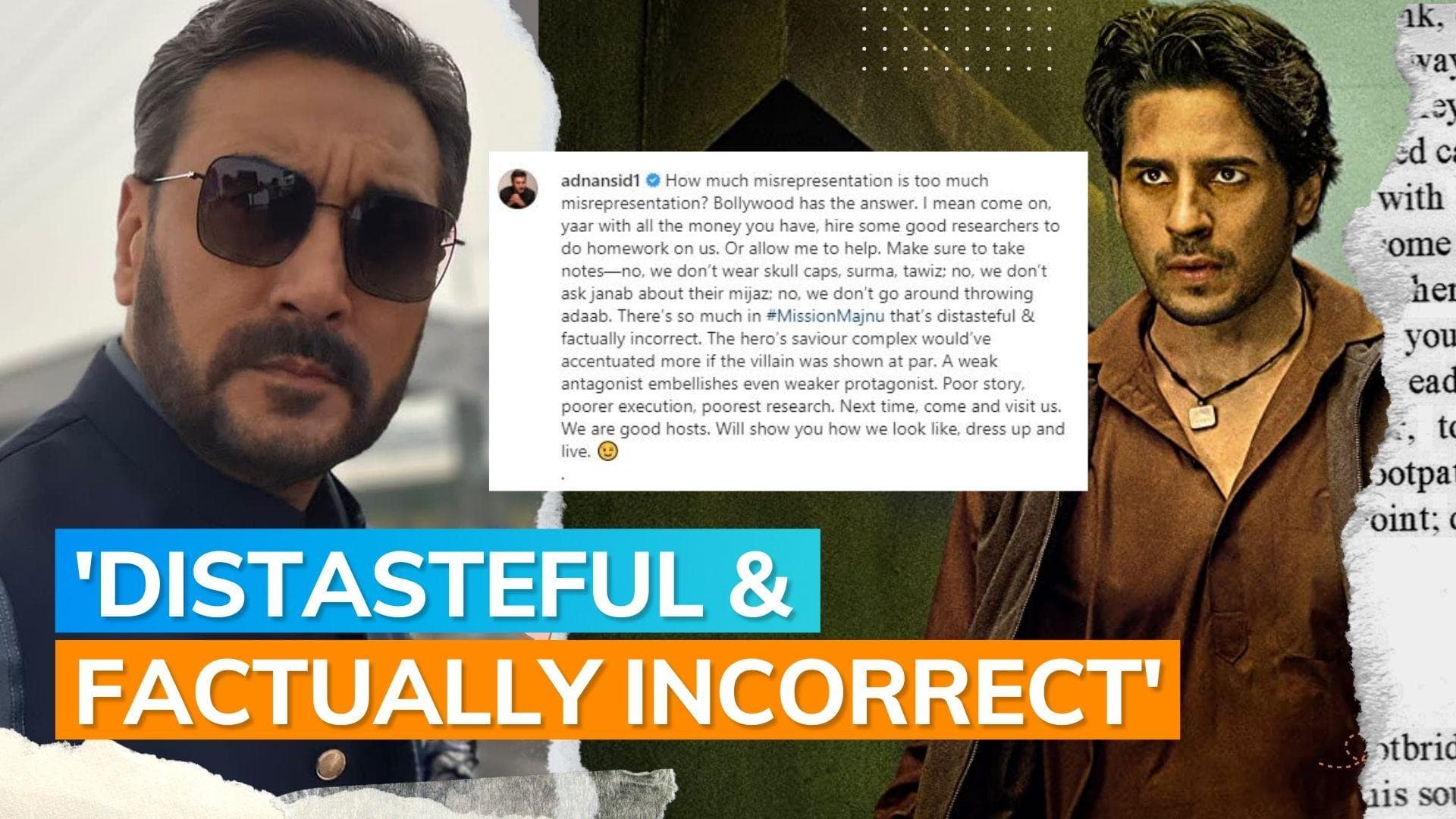 Pakistani actor slams Sidharth Malhotra's ‘Mission Majnu’ for 'poor research'