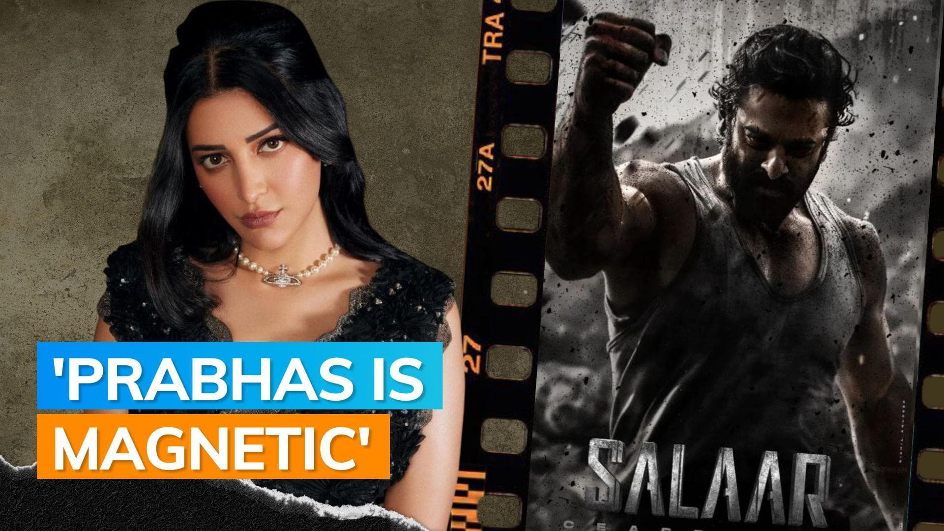 Shruti Haasan praises co-star Prabhas; says he's quite, 'chill and friendly off-screen'