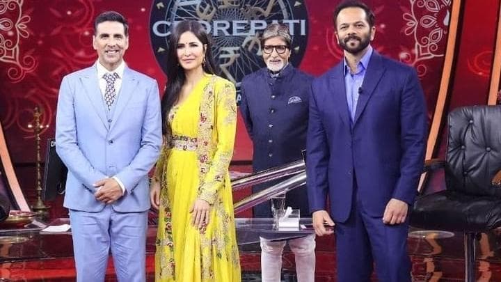 KBC : शानदार शुक्रवार में अमिताभ के साथ दिवाली मनाएंगी 'सूर्यवंशी' की टीम, सेट पर अक्षय और कैटरीना 