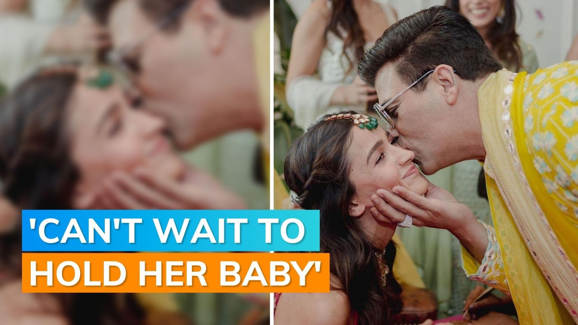 Karan Johar got emotional when Alia Bhatt told him she's pregnant, says he can't wait to hold her baby 