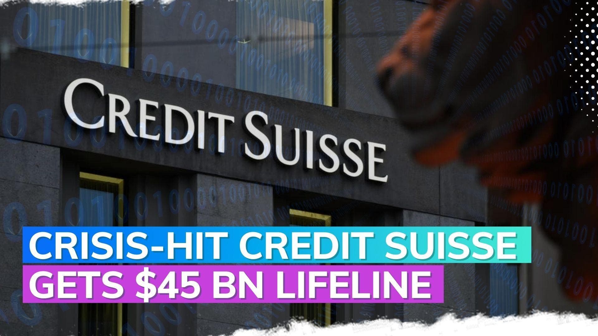 Credit Suisse shares spike sharply after $54 billion lifeline 