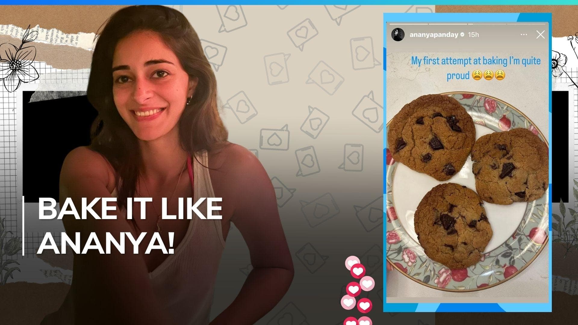 Ananya Panday bakes cookies for the first time; you can do that too with this easy recipe 