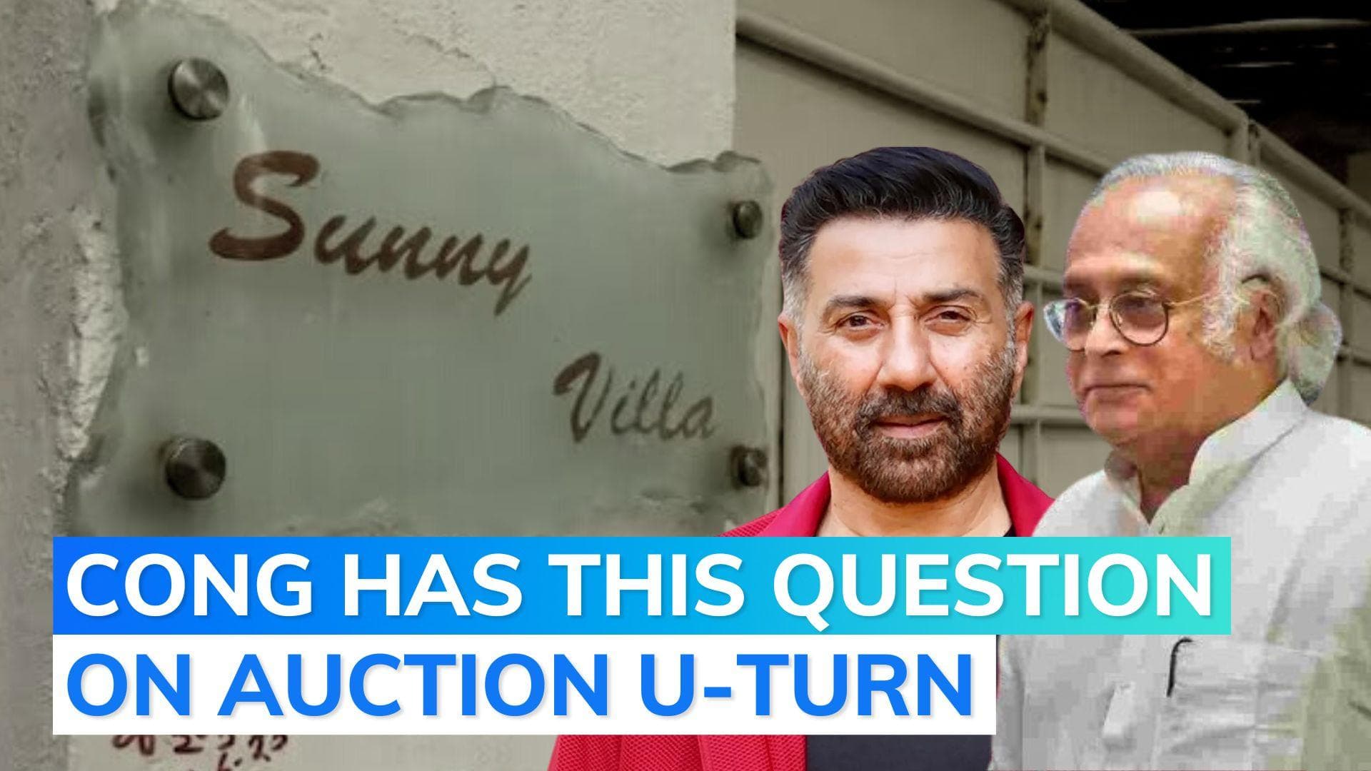 BJP MP Sunny Deol's house not going under hammer anymore, Congress raises questions