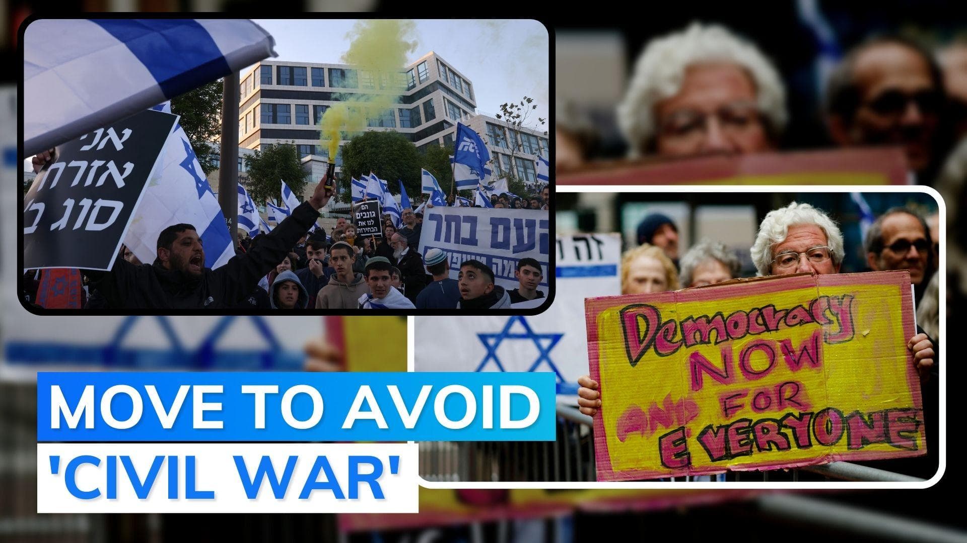 Israel: Benjamin Netanyahu announces delay in judicial overhaul plans following months of unrest